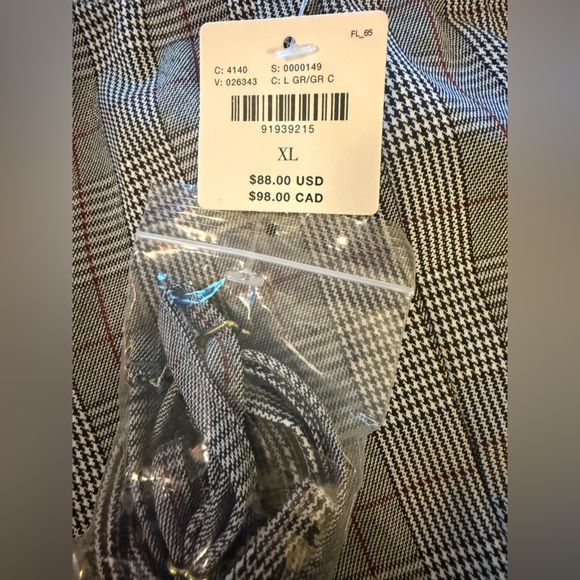 Anthropologie Plaid Lace Corset Top - Picture 11 of 11